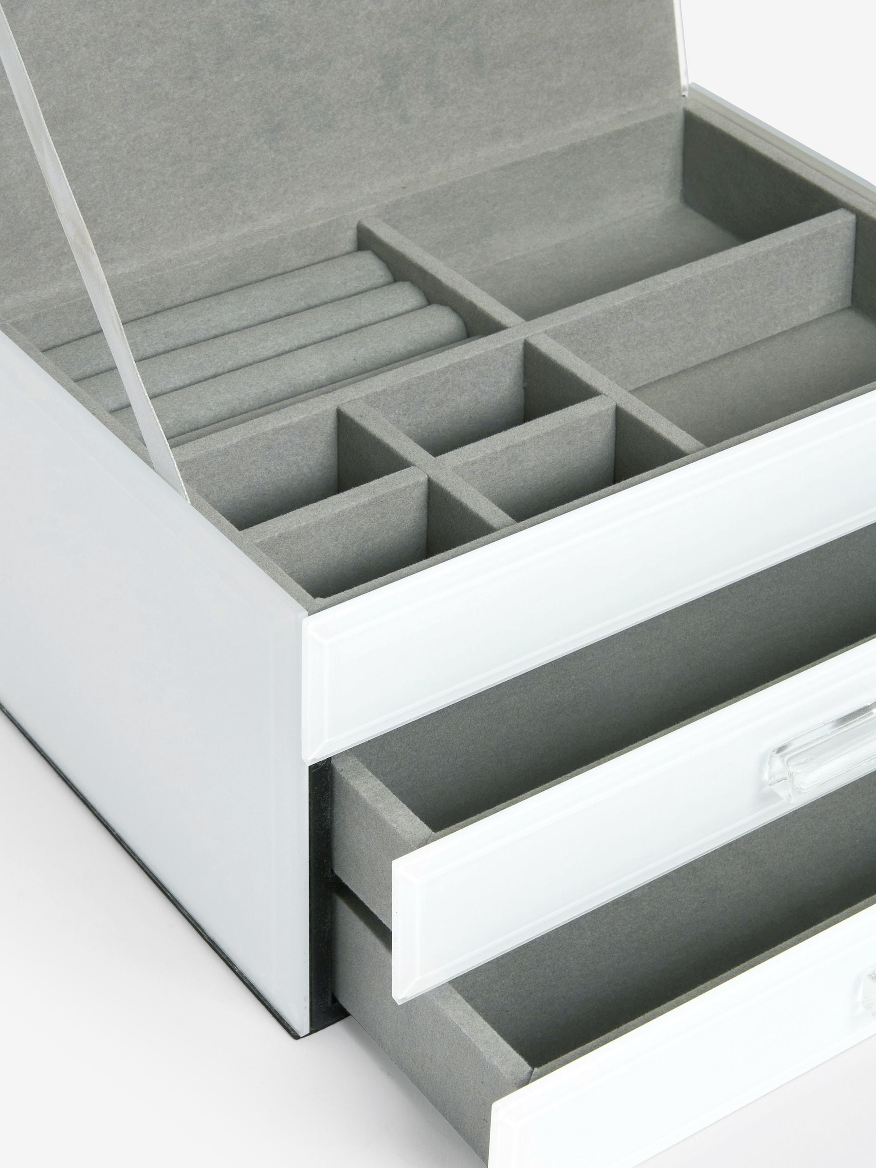 White Sloane jewellery box (British brand)