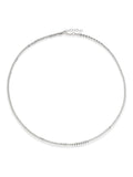 Twisted Sterling Silver Necklace 45cm