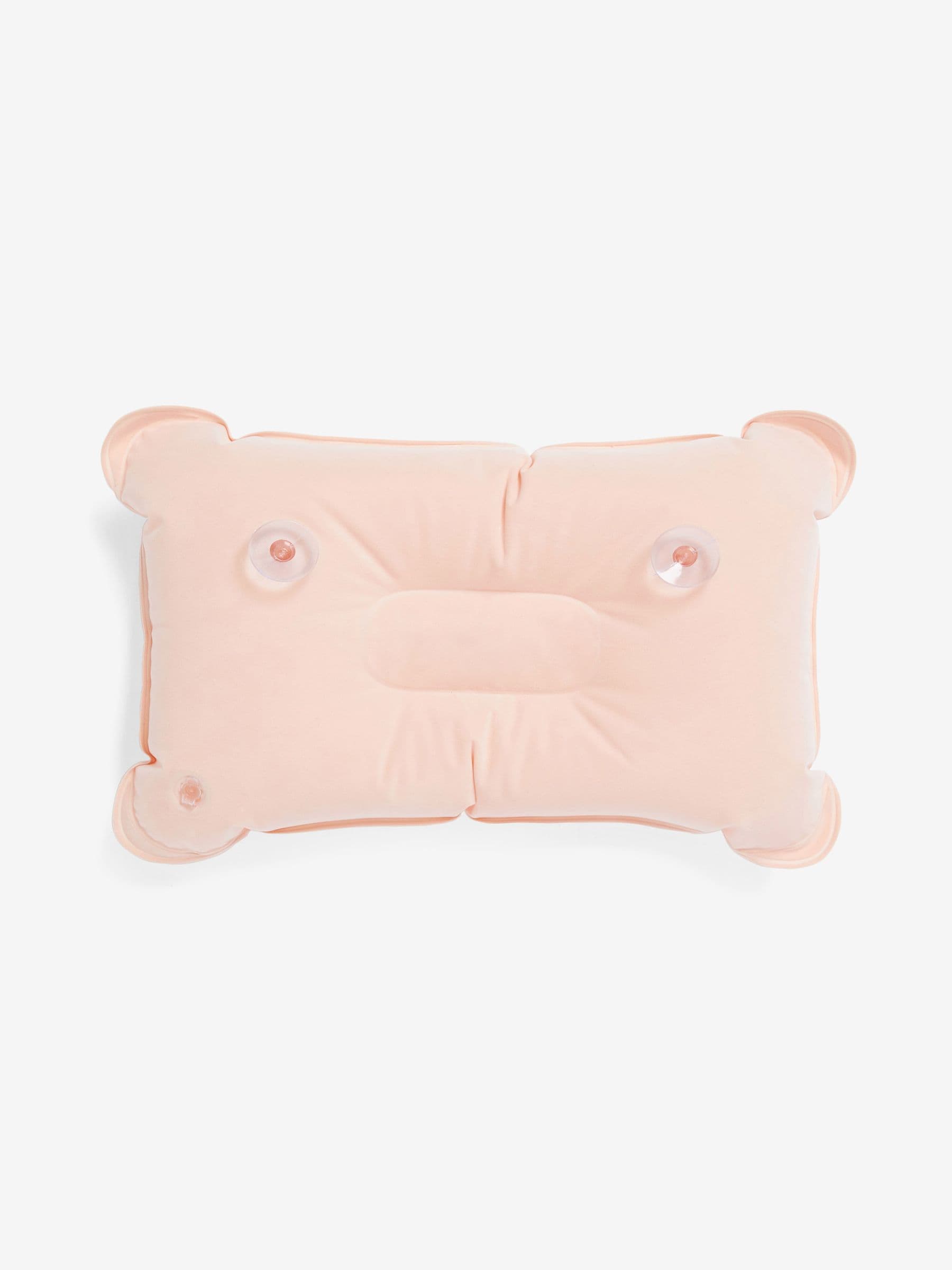 Just Pink soft touch bath pillow 35cm, imported from the UK