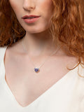 Radley Silver Sterling Ladies Light Amethyst Heart Necklace