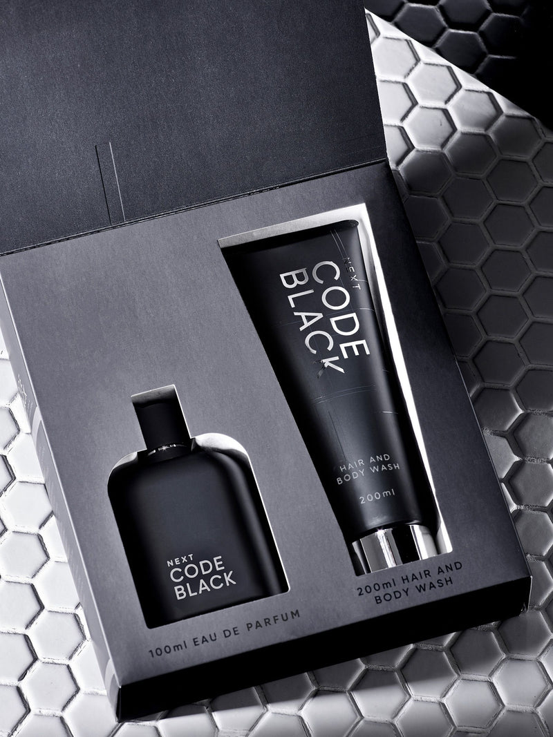 Code Black eau de parfum and body wash gift set 100ml & 200ml - British product