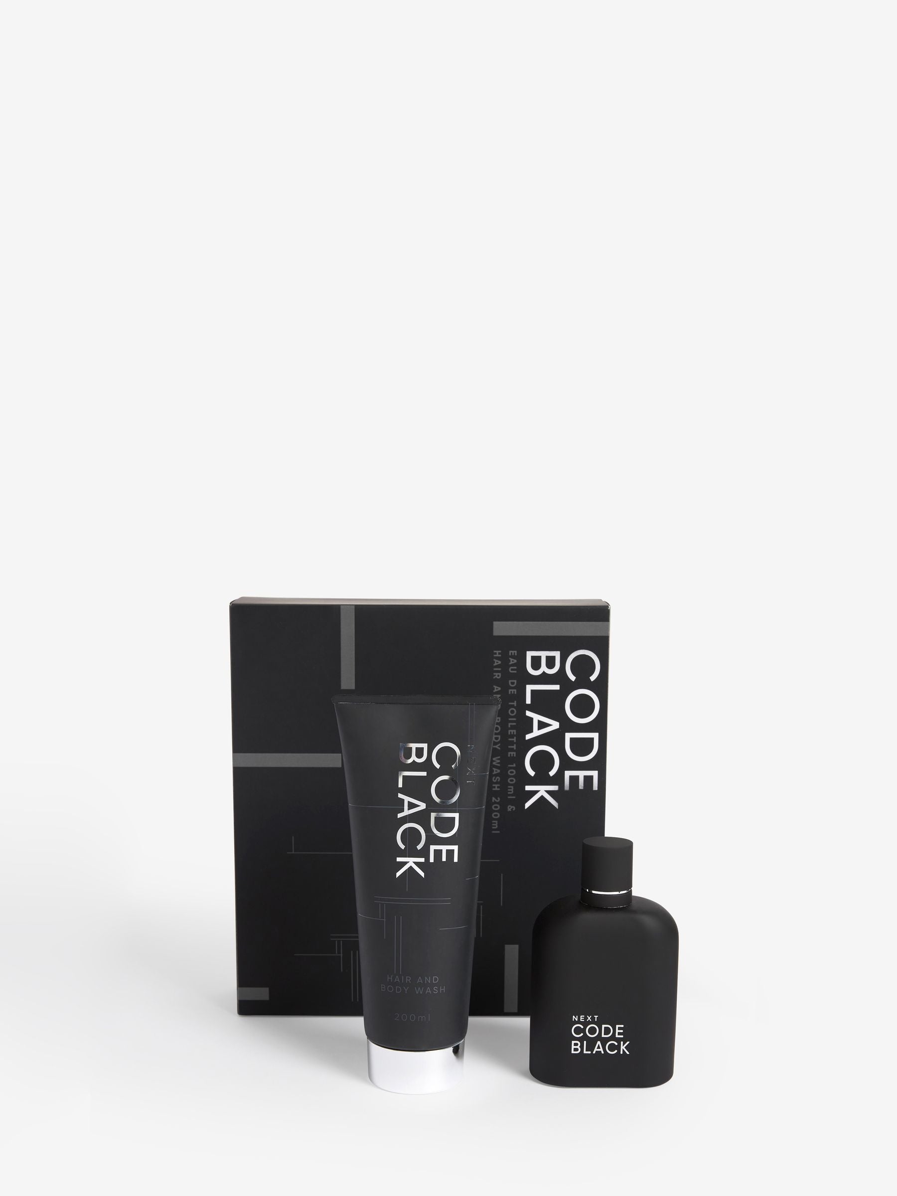 Code Black eau de parfum and body wash gift set 100ml & 200ml - British product