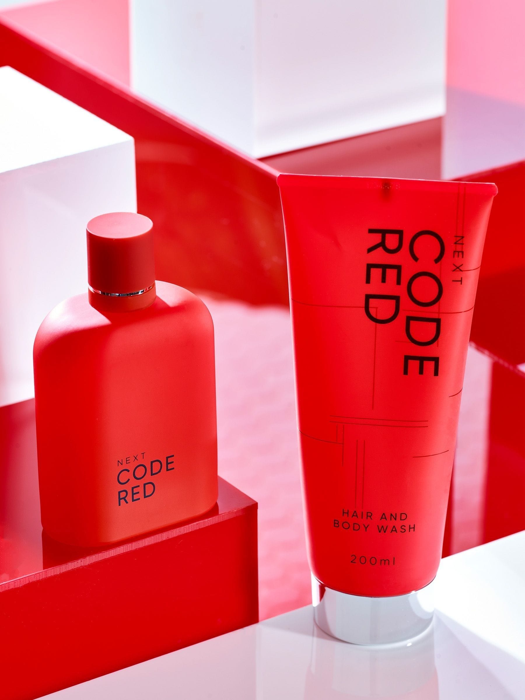 Code Red 100ml perfume and 200ml body wash set - British product