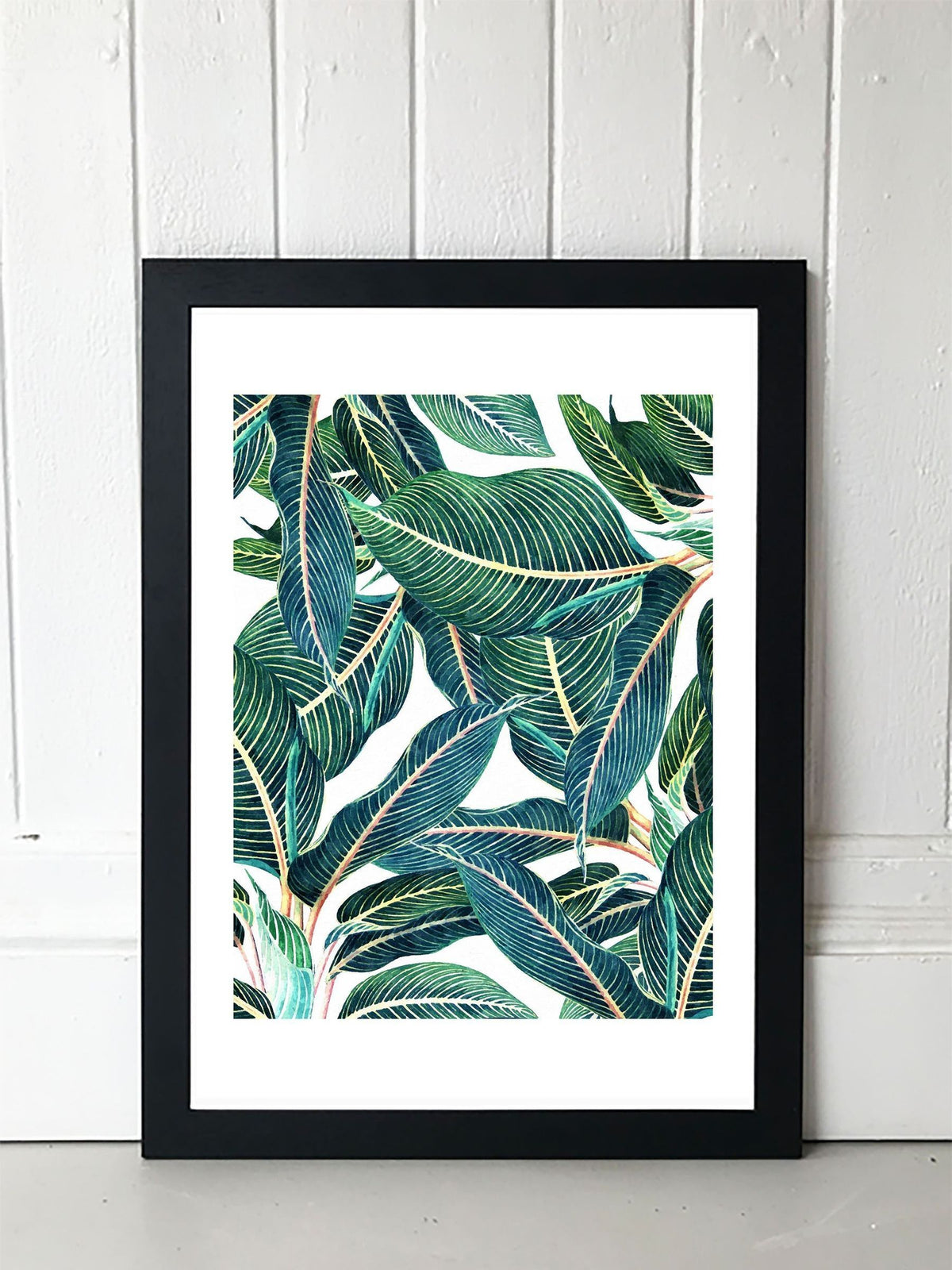 East End Prints Green Edge and Dance Framed Art Print, UK version