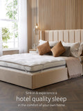 Snuggledown quilted hotel luxury deep fit mattress protector (British brand)