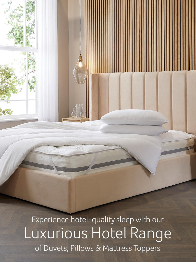 Snuggledown quilted hotel luxury deep fit mattress protector (British brand)