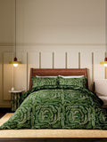 Harlequin Green Fayola duvet cover set, UK version