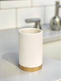Showerdrape Cream Bondi Collection Tumbler