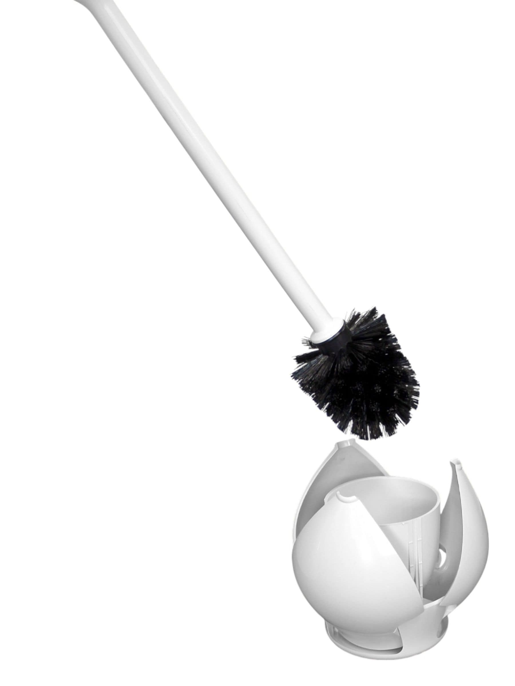 Showerdrape White Hatch ABS Toilet Brush