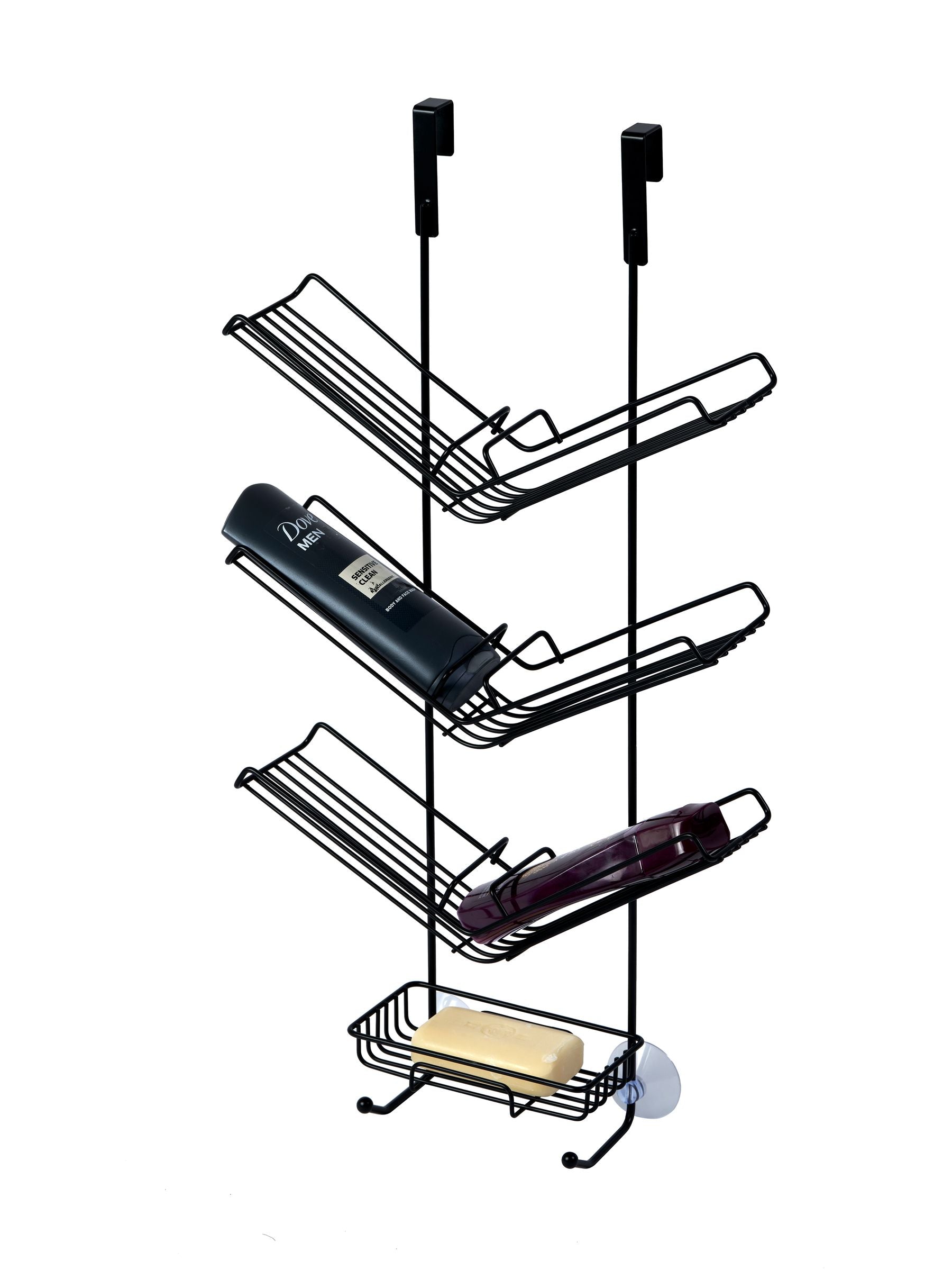 Showerdrape Black Atrium Shower Caddy
