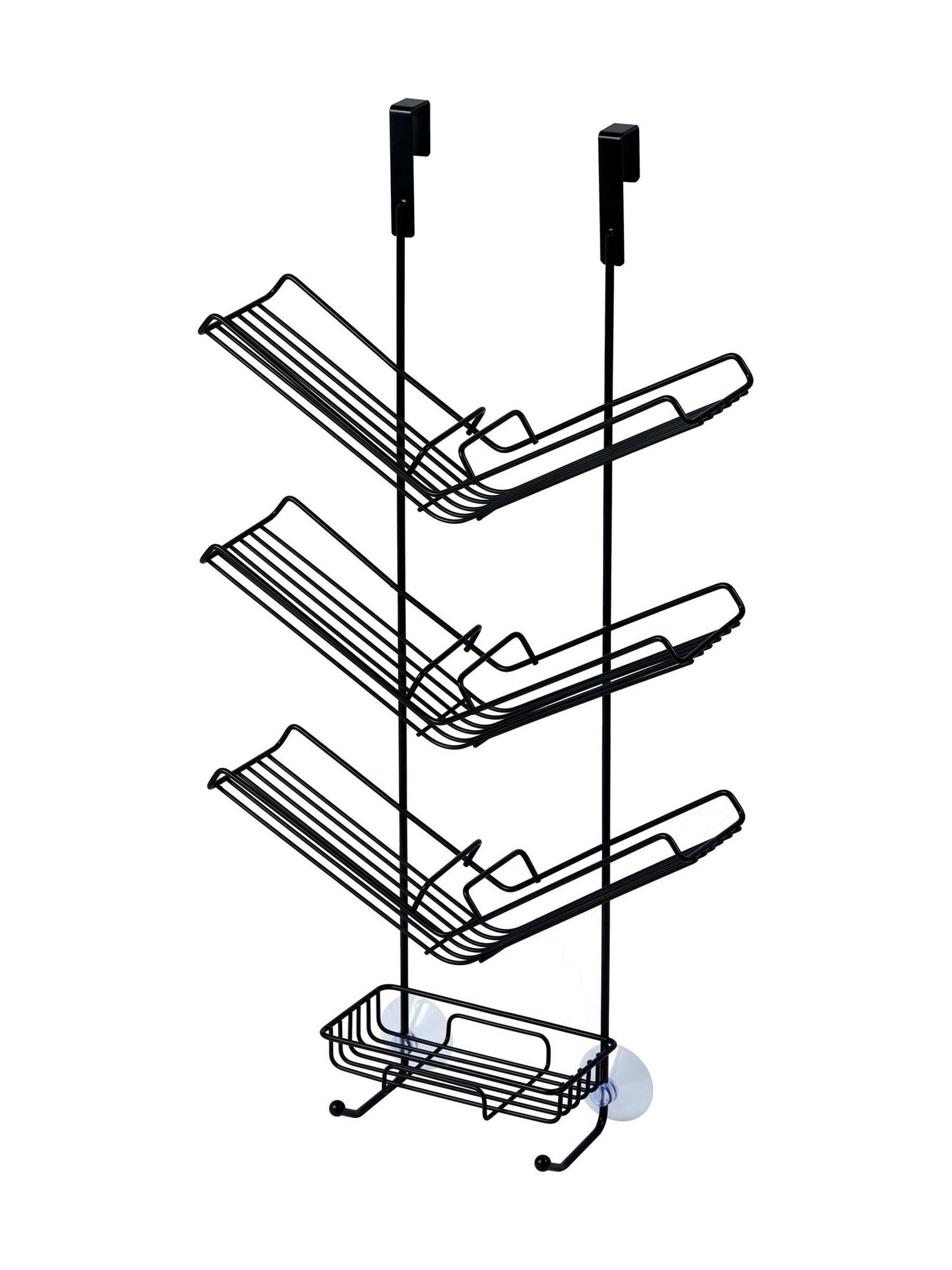 Showerdrape Black Atrium Shower Caddy