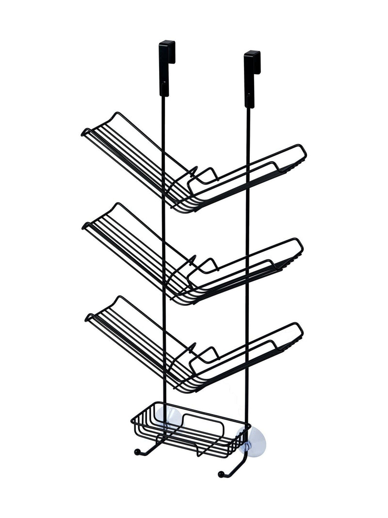 Showerdrape Black Atrium Shower Caddy
