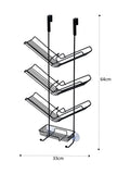 Showerdrape Black Atrium Shower Caddy