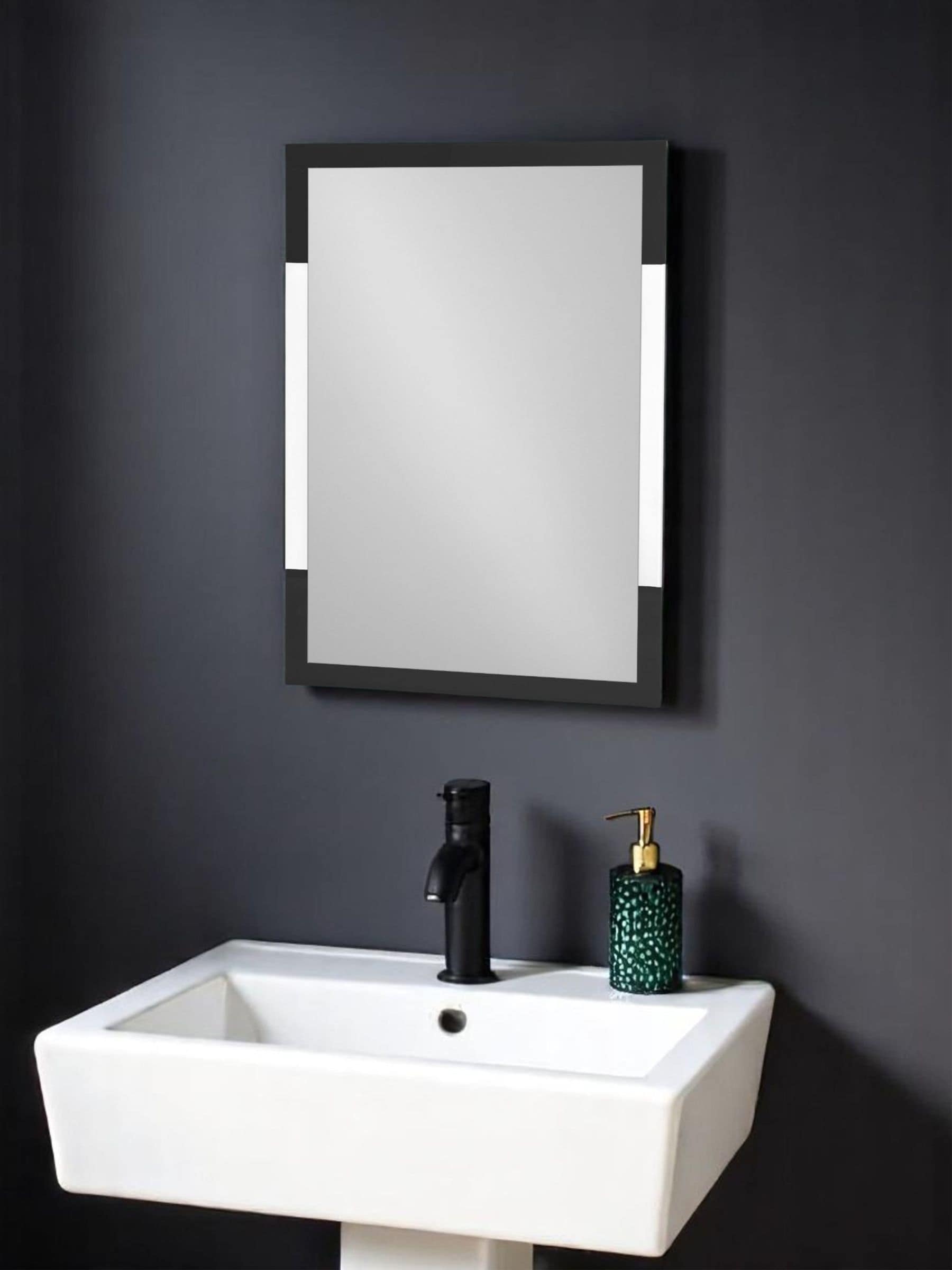 Showerdrape Silver Hampstead Rectangular Wall Mirror 70 X 50Cm