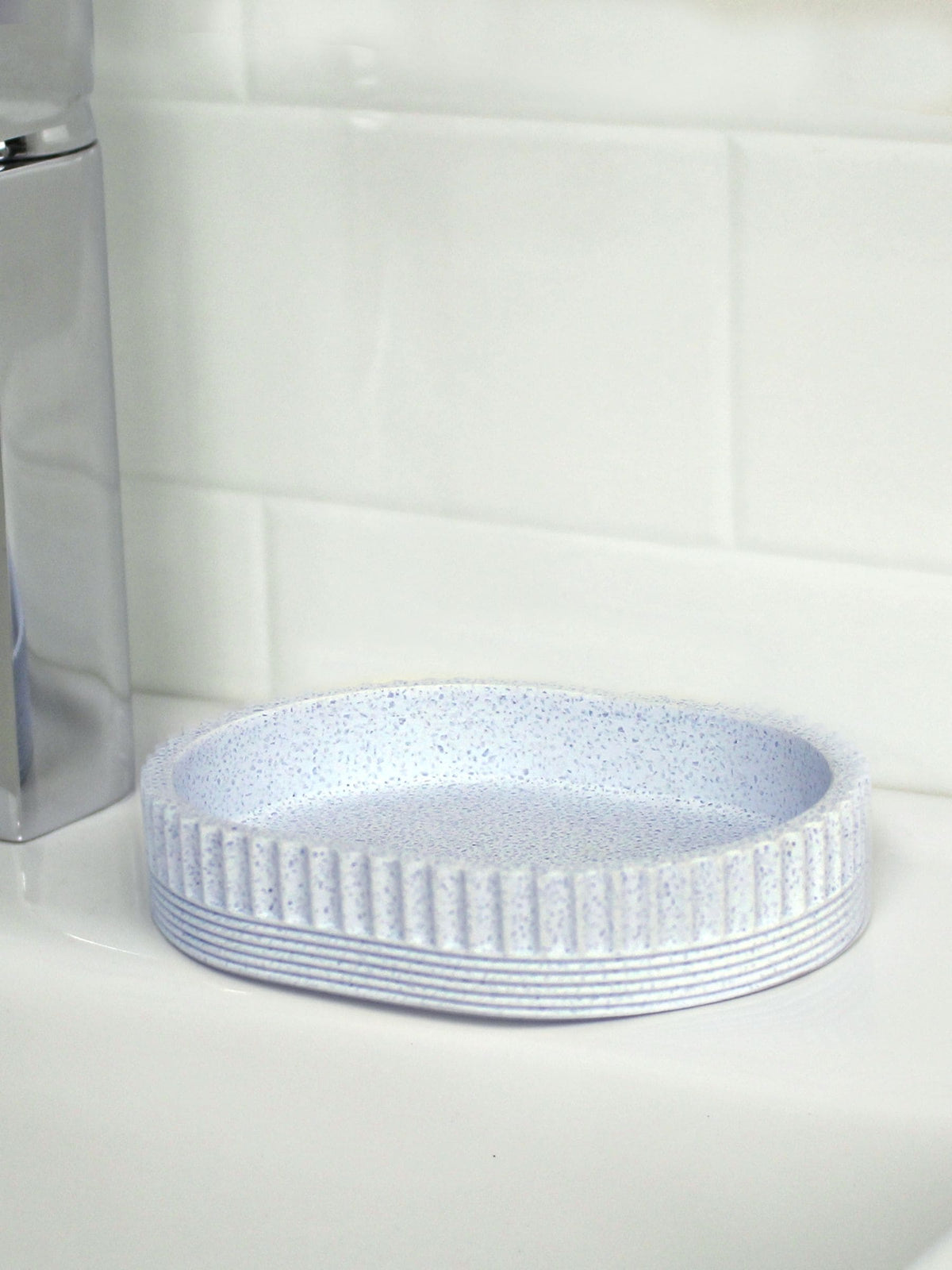 Showerdrape light blue tranquil soap dish (British brand)