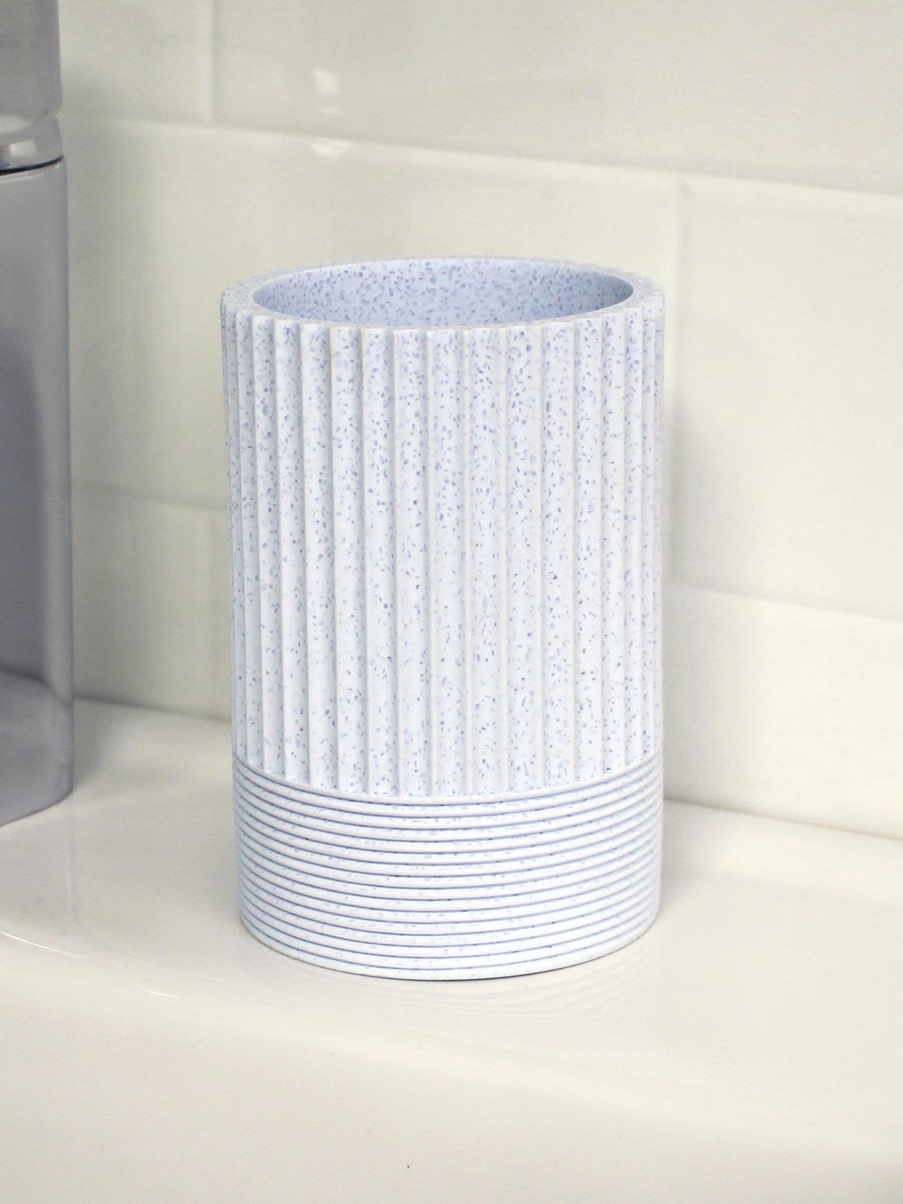 Showerdrape Light Blue Tranquil Tumbler Soap Dispenser