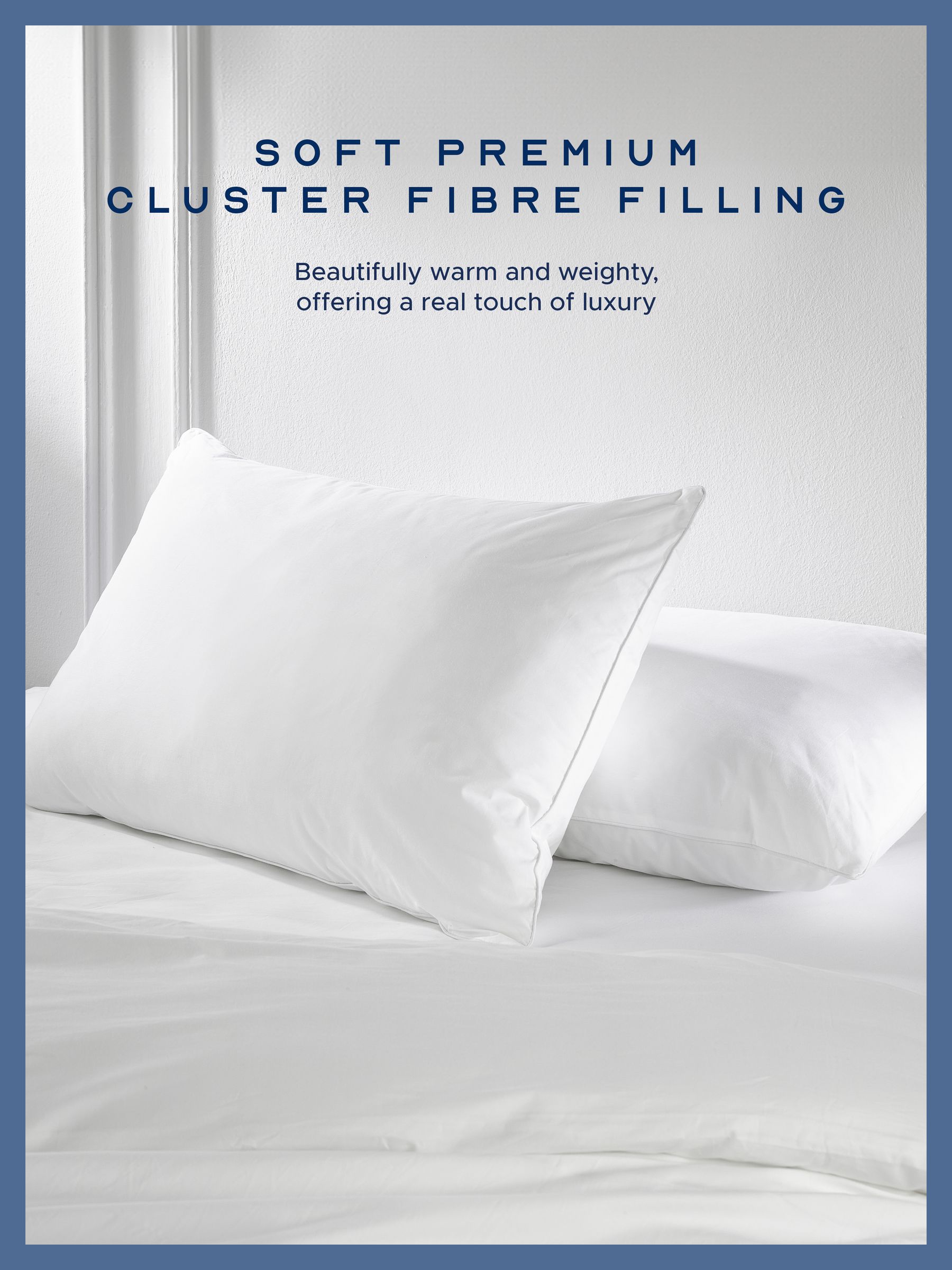 Snuggledown medium back sleeper pillows set of 2 (British brand)