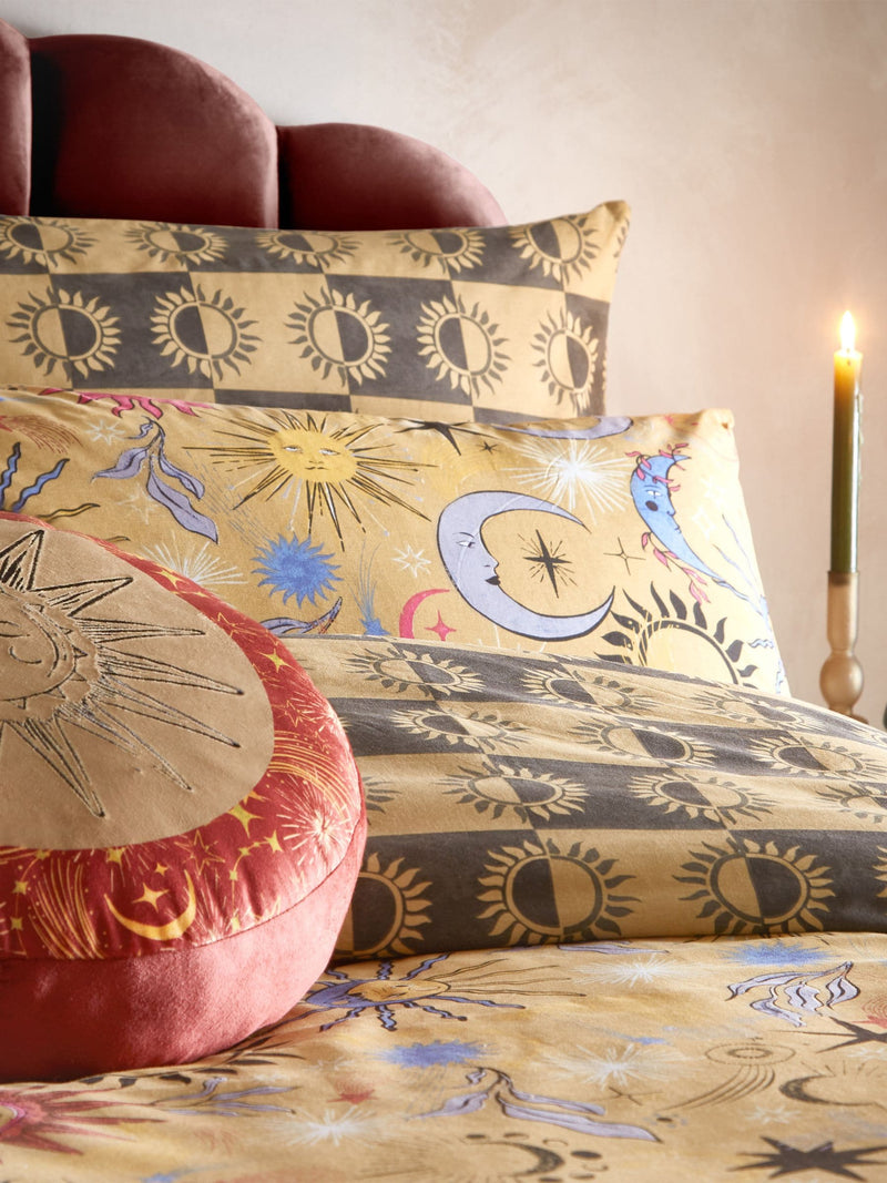 Ethereal Star reversible duvet cover and pillowcase set - British product