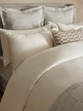 N. Premium Ivory Egyptian cotton duvet cover and pillowcase set, UK version