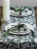 Avalon Home Green Oak 100% Cotton Table Runner
