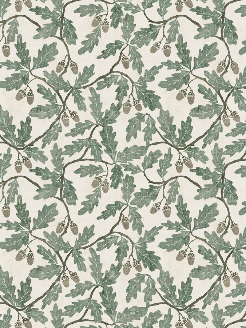 Avalon Home Green Oak 100% Cotton Table Runner