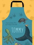 Star Editions personalised The Snail and the Whale children's apron (British brand)