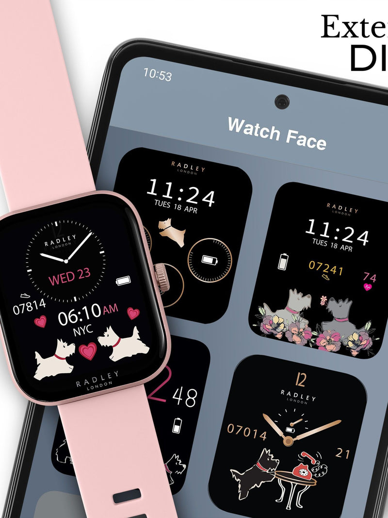 Radley Pink Series 32 smart watch 38mm, imported from the UK