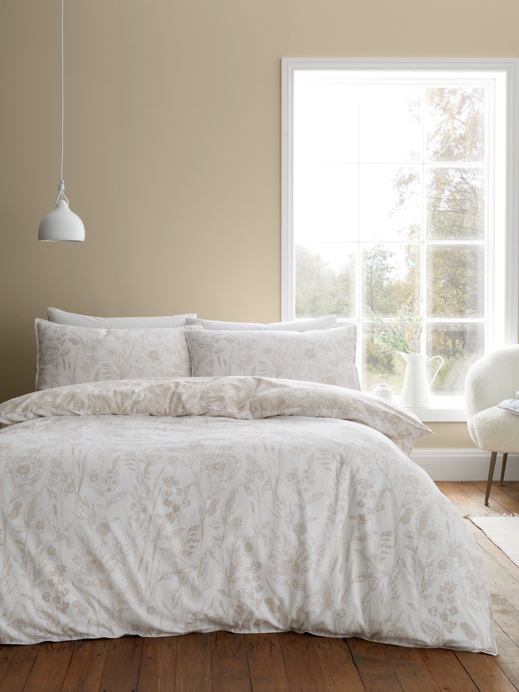 Bianca floral duvet cover set - British product