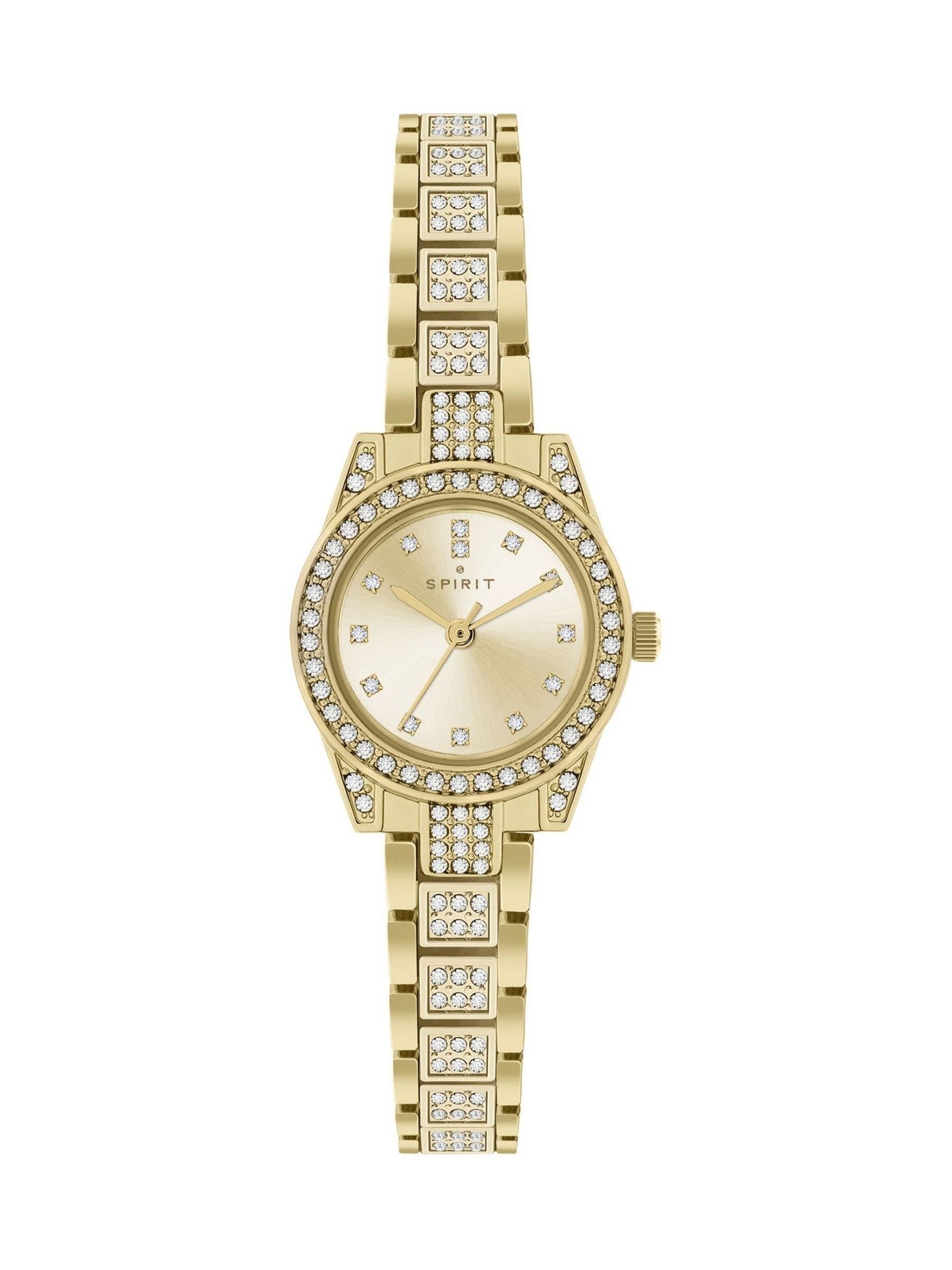 Spirit ladies pale crystal bracelet watch (British brand)