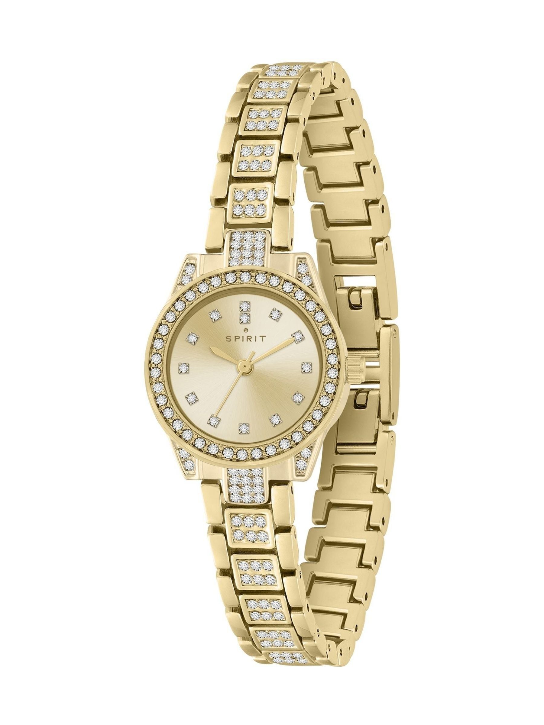 Spirit ladies pale crystal bracelet watch (British brand)