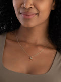 Beaverbrooks 9ct yellow gold teardrop necklace 45cm - British product
