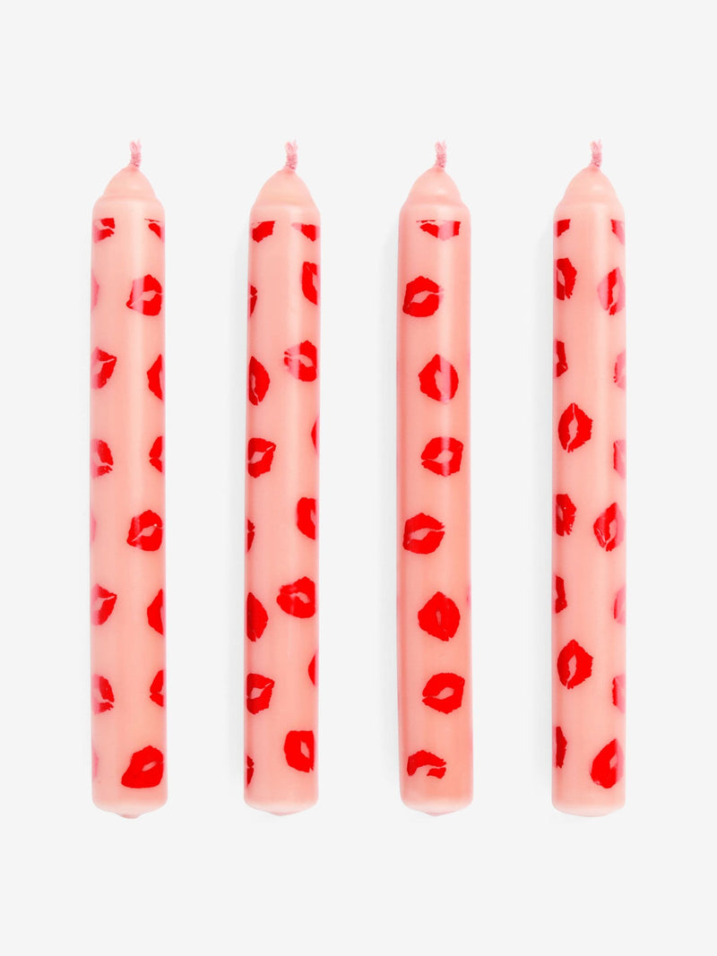 Rockett St George lips candles set of 4, imported from the UK