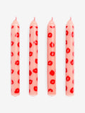 Rockett St George lips candles set of 4, imported from the UK