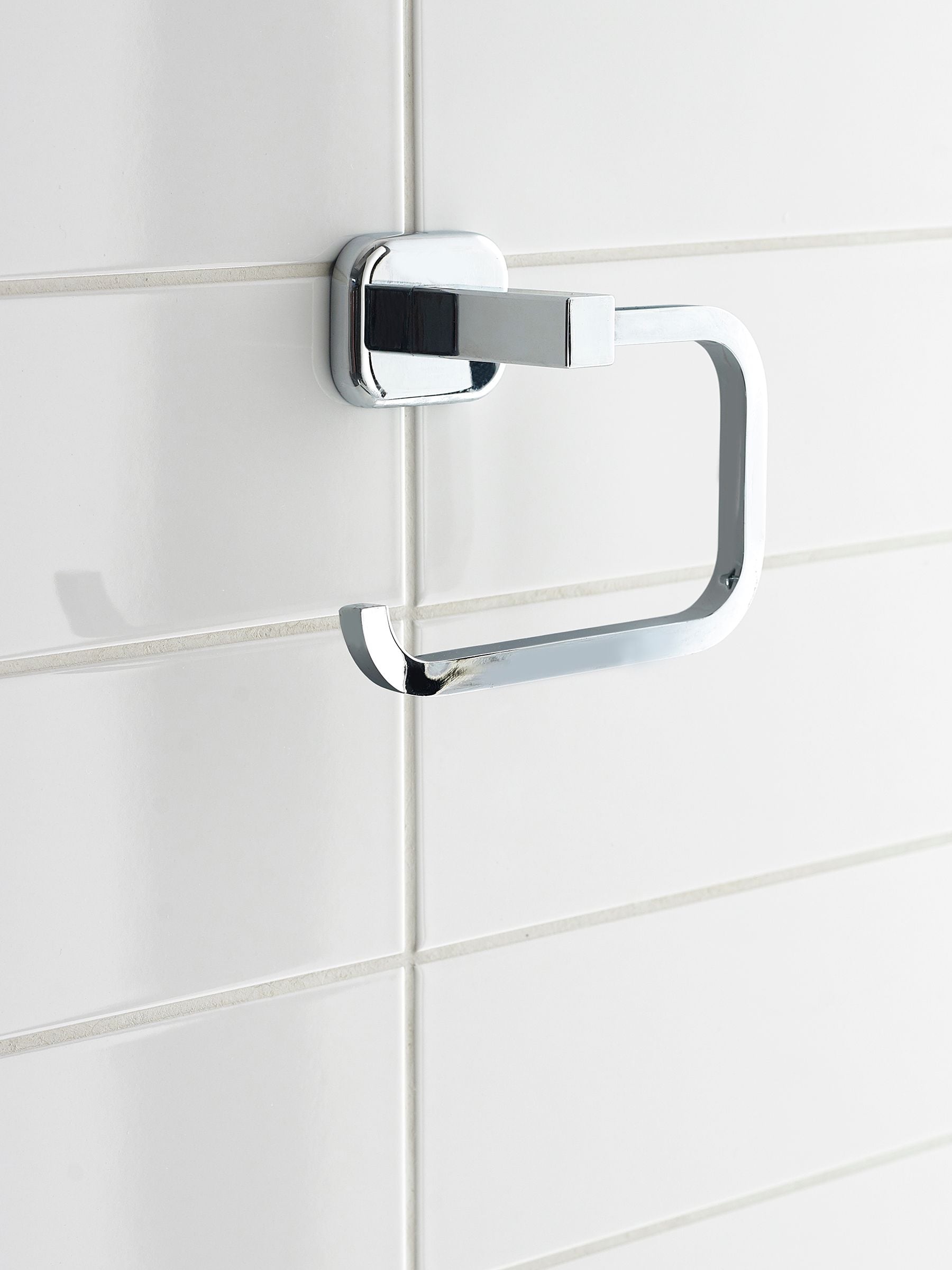 Chrome Garda toilet roll holder - British product