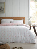 Catherine Lansfield blush pink polka dot duvet cover set - British product