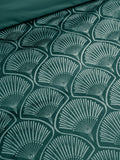 Catherine Lansfield teal green duvet cover set - British product