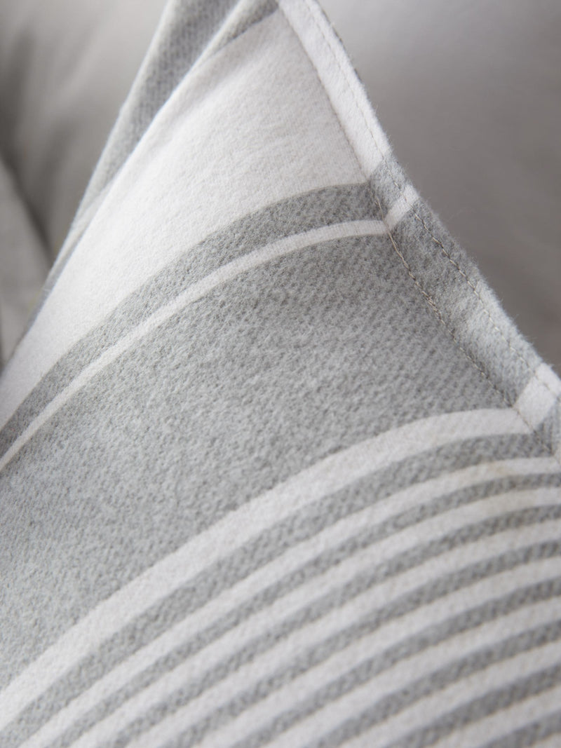 Bianca silver grey duvet cover set - British product