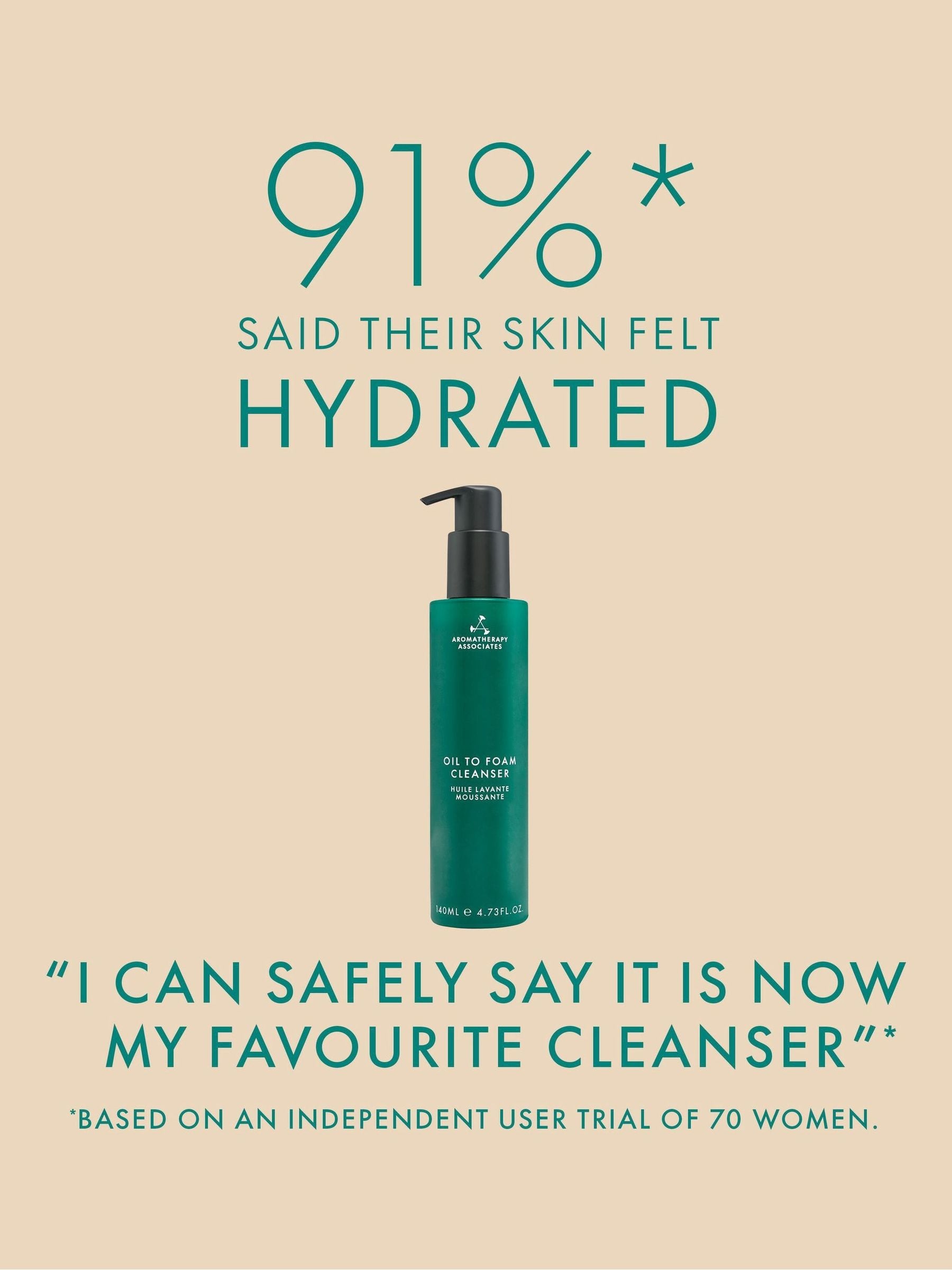 Aromatherapy Associates Oil to Foam Cleanser 140ml
