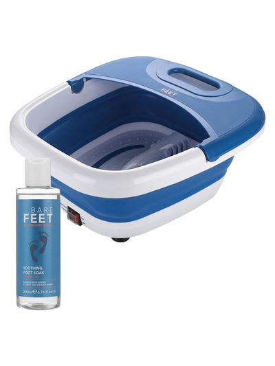 Margaret Dabbs Bare Feet Foldable Foot Spa and Soothing Foot Soak 200ml Foot Care Duo