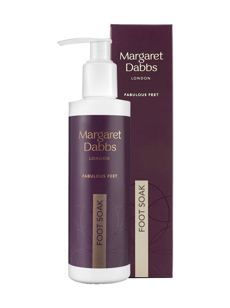 Margaret Dabbs London hydrating foot soak, imported from the UK