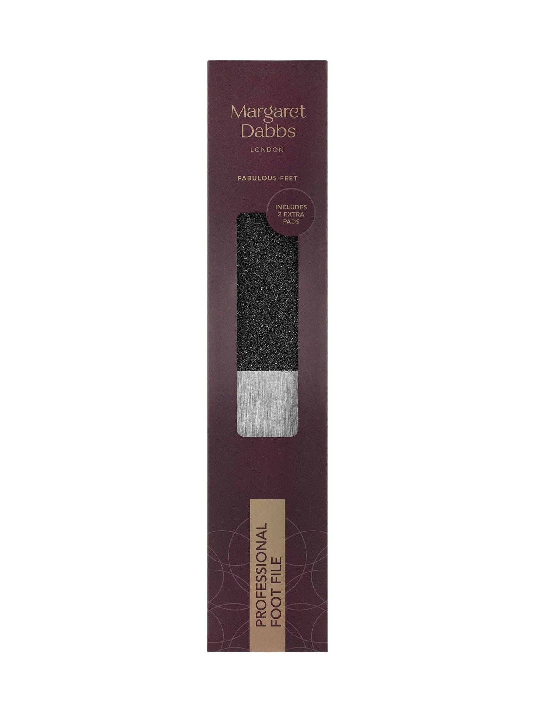 Margaret Dabbs London professional foot file for hard skin removal, imported from the UK