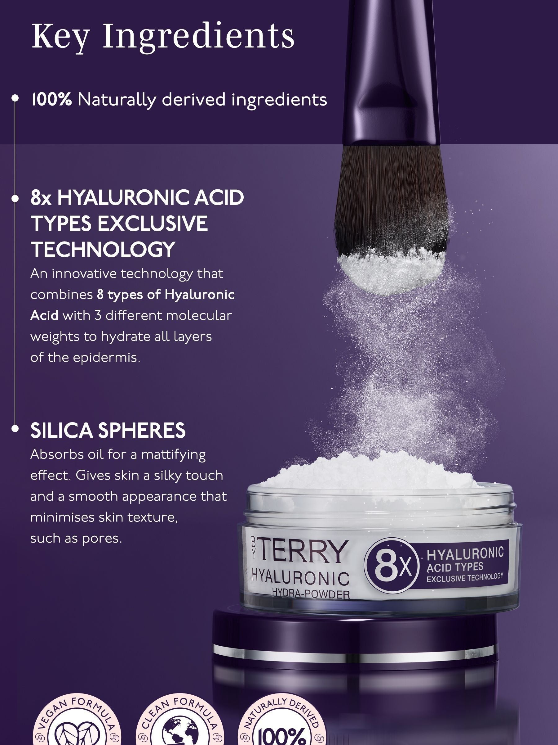 BY TERRY Hyaluronic Loose Hydra Powder Full Size - British product