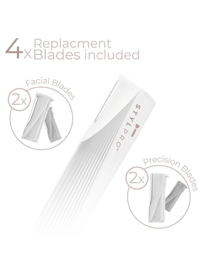 Stylpro sonic dermaplane facial razor (British brand)