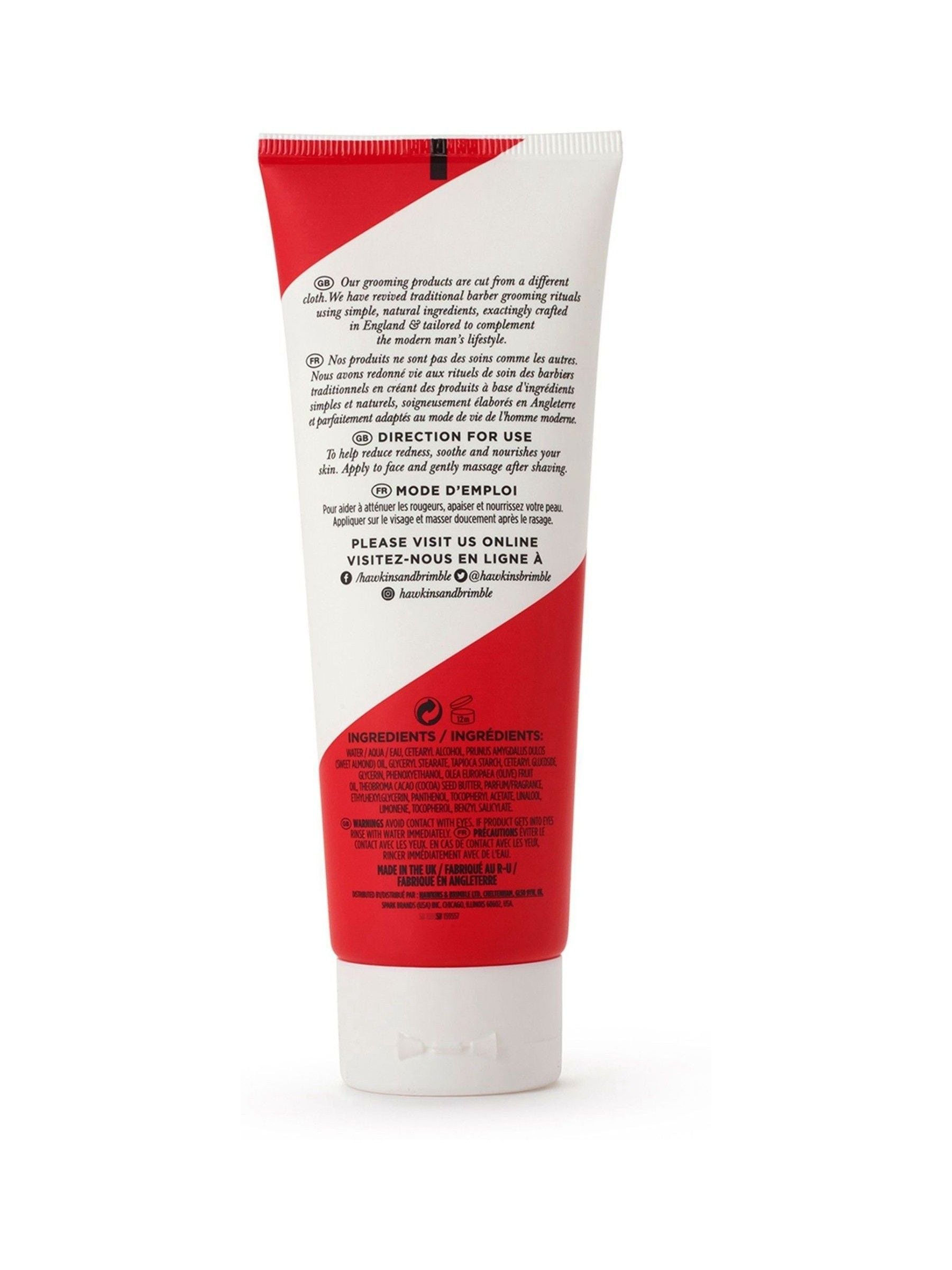 Hawkins & Brimble after shave balm 125ml, UK version