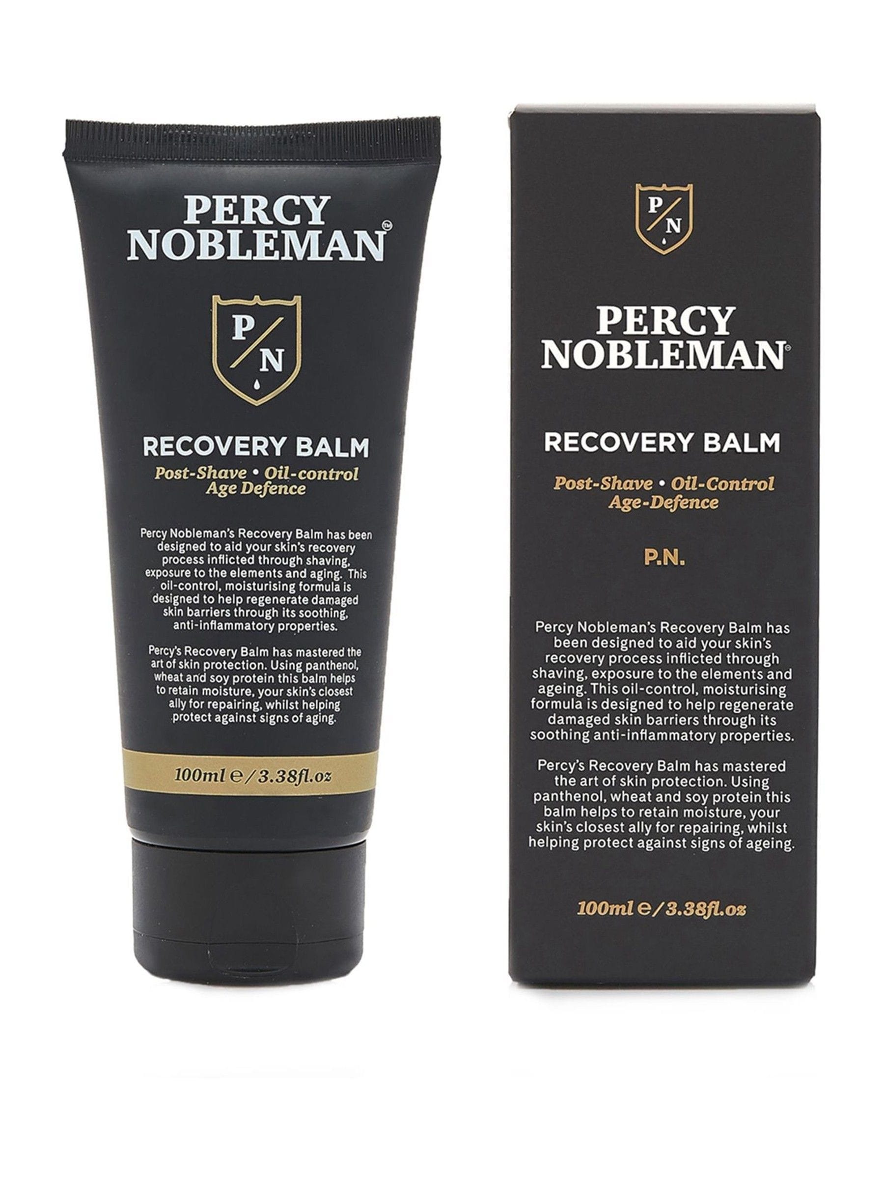 Percy Nobleman Recovery Balm men's moisturiser 100ml, imported from the UK