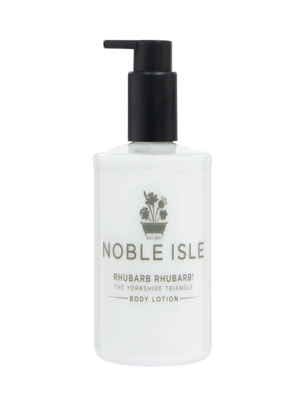 Noble Isle Rhubarb Rhubarb body lotion 250ml, imported from the UK