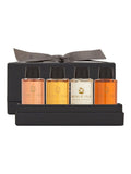 Noble Isle travel fragrance sampler set with bath & shower gels, imported from the UK