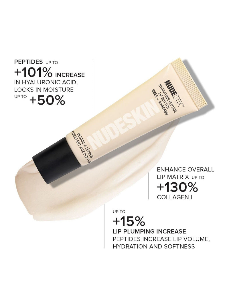 NUDESTIX Hydrating Peptide Lip Butter, imported from the UK
