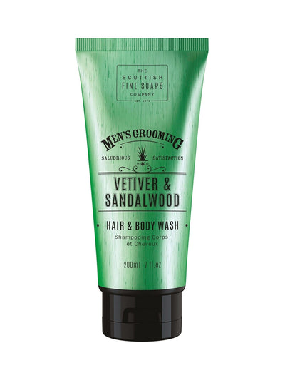 Scottish Fine Soaps Vetiver and Sandalwood Hair and Body Wash