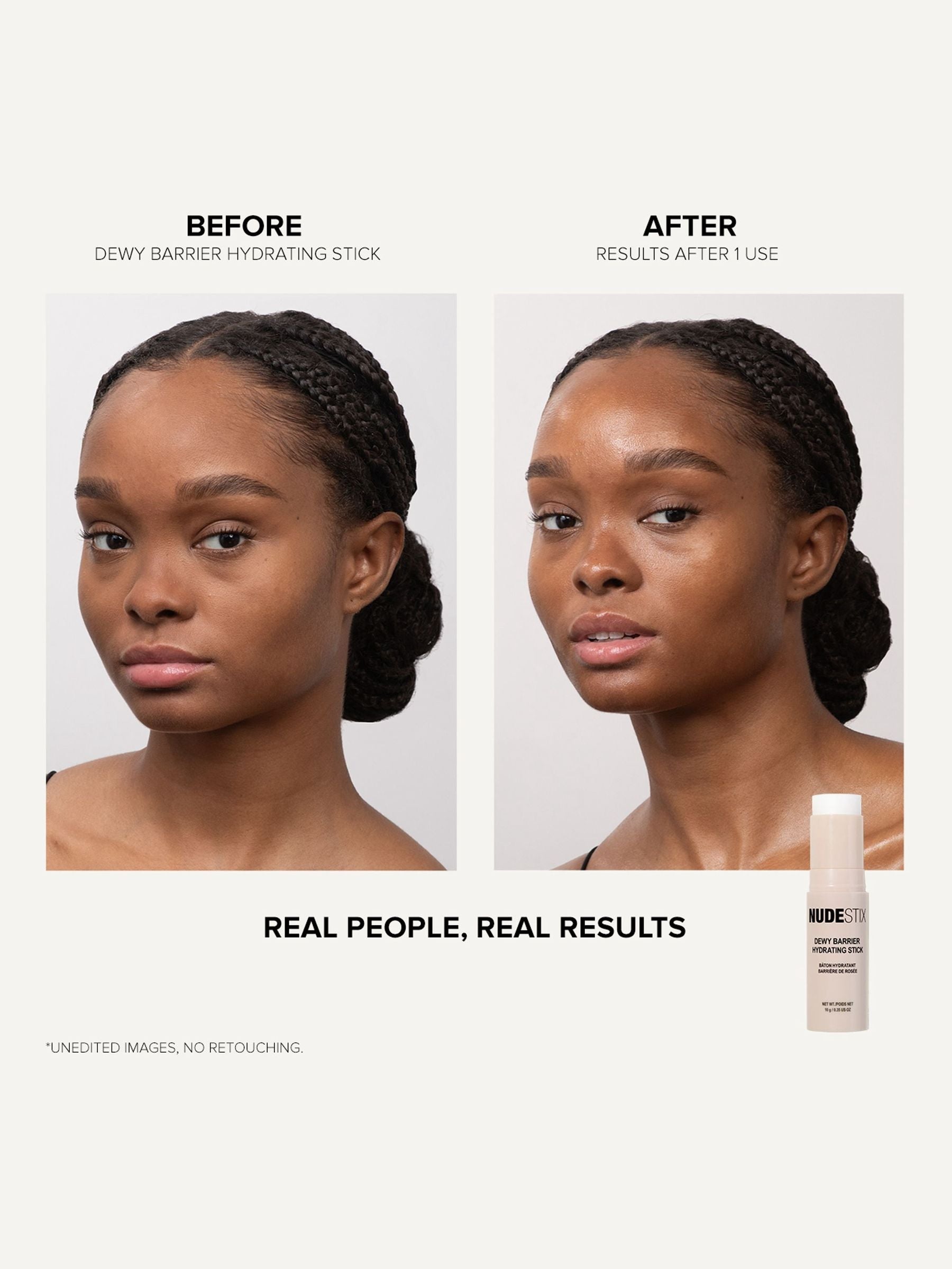 NUDESTIX Dewy Barrier Hydrating Stick, imported from the UK